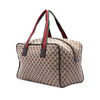 Gucci GG Canvas Web Duffle Bag Secondhand