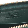 Fendi Mini Leather FF Diamond Zip Around Wallet Secondhand