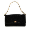 Chanel CC Quilted Velvet Chain Shoulder Bag Secondhand