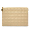 Celine Quilted Calfskin C Charm Clutch Secondhand