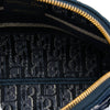 Dior Oblique Embroidered Velvet Cosmetic Pouch Secondhand