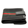 Gucci Canvas and Leather Web Continental Wallet Secondhand