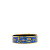 Hermès Wide Printed Enamel Bangle 65 Secondhand