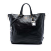 Prada Soft Calf Side Zip Open Convertible Tote Secondhand