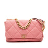 Chanel Maxi Tweed 19 Flap Secondhand
