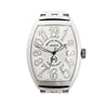 Franck Muller Casablanca 8880C 1212 SS QZ Watch with White Dial Secondhand