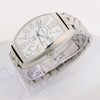 Franck Muller Casablanca 8880C 1212 SS QZ Watch with White Dial Secondhand