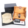 Franck Muller Conquistador 10002MQZ #10 Leather x SS QZ Watch with Brown Dial Secondhand