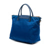 Prada Saffiano Trimmed Tessuto Satchel Secondhand