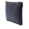 Chanel Medium CC Embossed Lambskin Camellia No 5 O Case Clutch Secondhand