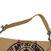 Dior Jute Union Embroidered Saddle Bag Secondhand
