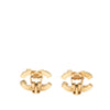 Chanel CC Gold Plated Gripoix Clip On Earrings Secondhand