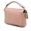 Fendi Mini Zucca Embossed Leather Baguette Satchel Secondhand