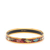 Secondhand Hermès Narrow Shells Enamel Bangle 70