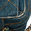 Secondhand Chanel CC Quilted Denim Turnlock Camera Bag