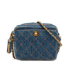 Secondhand Chanel CC Quilted Denim Turnlock Camera Bag