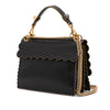 Secondhand Fendi Medium Scalloped Leather Kan I Satchel