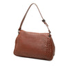 Bottega Veneta Intrecciato Trimmed Nappa Double Flap Shoulder Bag Secondhand