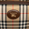 Burberry Haymarket Check Canvas and Leather Handbag Secondhand