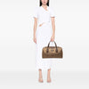 Burberry Vintage Check Canvas Boston Bag Secondhand
