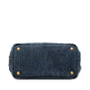 Prada Small Denim Canapa Logo Tote Secondhand