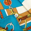 Hermès Chateaux D Arriere Silk Scarf 90 Secondhand