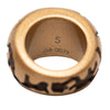 Louis Vuitton Lacquered Wood Leomonogram Ring S Secondhand