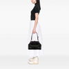 Secondhand Chanel CC Check Embossed Velvet Belted Side Frame Bag