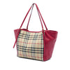 Burberry Small Haymarket Check Canvas and Leather Canterbury Tote Secondhand