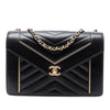 Chanel Medium Reversed Chevron Lambskin Flap Secondhand