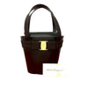 Ferragamo Leather Vara Bow Top Handle Bucket Bag Secondhand