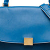 Celine Small Bicolor Calfskin and Nubuck Trapeze Satchel Secondhand