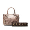 Gucci Metallic Microguccissima Sukey Satchel Secondhand