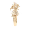 Dior Gold Plated Turtle Flower Ring Secondhand