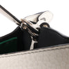 Fendi Peek-a-boo X-light Leather Handbag in White 7VA448 Secondhand