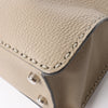 Fendi Peek-a-boo X-light  ICU Co., Ltd. Leather Handbag in Beige 7VA528 Secondhand