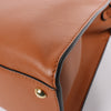 Fendi Peek-a-boo X-light Leather 2 Way Shoulder Bag in Brown Secondhand