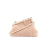 FENDI First Boa x Leather Crossbody bag in Pink 8BP129 Secondhand