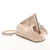 FENDI First Patent Leather Crossbody bag in Beige 8BP137 Secondhand