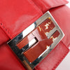 FENDI Mamma Baguette Leather Shoulder bag in Red 26325 Secondhand