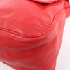 FENDI Mamma Baguette Leather Shoulder bag in Red 26325 Secondhand