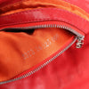 FENDI Mamma Baguette Leather Shoulder bag in Red 26325 Secondhand