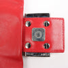 FENDI Mamma Baguette Leather Shoulder bag in Red 26325 Secondhand