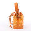 FENDI Mon Tresor Mini PVC & leather 2 Way Shoulder Bag in Orange 8BS010 Secondhand