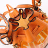 FENDI Mon Tresor Mini PVC & leather 2 Way Shoulder Bag in Orange 8BS010 Secondhand