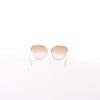 Fendi Oversized Cat-eye Sunglasses in Gold Metal FF0323/S Secondhand