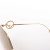 Fendi Oversized Cat-eye Sunglasses in Gold Metal FF0323/S Secondhand