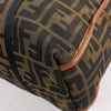 FENDI Zucca Canvas x Leather 2Way Handbag in Brown 7VA158 Secondhand