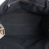 FENDI Zucca Coated Canvas x Leather Handbag in Blue x Black 8BH357 Secondhand
