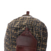 FENDI Zucca Canvas x Leather Travel Bag in Brown Secondhand